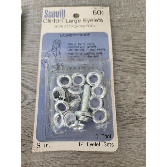 Vintage Prims Sew N Craft Tool to Set Snaps Studs Eyelets With Accessories - Picture 10 of 10